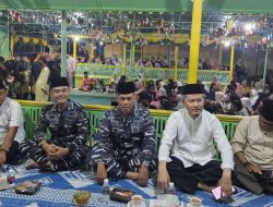Danlanal Bintan Turut Peringati Isra’ Mi’raj Bersama Forkopimda Tanjungpinang di Pulau Penyengat