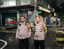 Dalam Menjaga Kondusifitas Wilayah Polsek Kemayoran Melakukan Kegiatan Strong Point Pagi Dini Hari