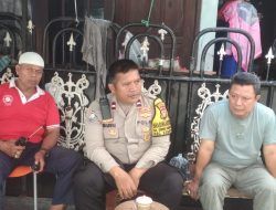 Sambang Silaturahmi, Bhabinkamtibmas Kelurahan Gunung Sahari Selatan Dengan Tokoh Masyarakat