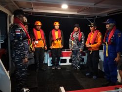 Lanal Bintan Bersama BASARNAS  Tanjung Pinang Berhasil Temukan Kapal Yang Hilang Kontak