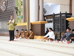 Lanal TBA dan Pemda Kabupaten Asahan Peringati Isra Mi’raj di Masjid Agung H. Achmad Bakrie Kisaran