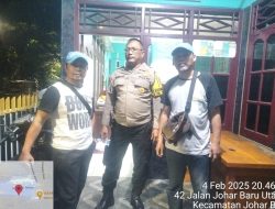 Sambang Pos Sekretariat RW 03, Bhabinkamtibmas Johar Baru Pererat Silaturahmi dengan Tokoh Masyarakat