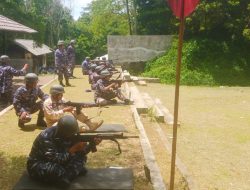 Asah dan Tingkatkan Kemampuan Prajurit, Lanal Bandung Laksanakan Latihan Menembak TW I Tahun 2025