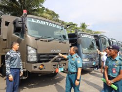 Pastikan Kesiapan dan Kelaikan Kendaraan Dinas, Wadan Lantamal I Pimpin Apel Pemeriksaan Kendaraan Dinas