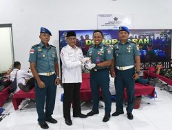 Polisi Militer Lanal Tanjung Balai Asahan Gelar Donor Darah Sambut HUT Pomal Ke-79 Tahun 2025