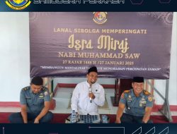 Prajurit Lanal Sibolga Peringati Isra Mi’raj Nabi Muhammad SAW 1446 H/2025 M