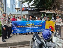 Satlantas Jakarta Pusat Gelar Operasi Keselamatan 2025, Sasar Ojek Online dan Pangkalan