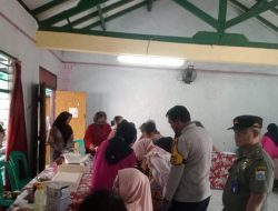 Bhabinkamtibmas Kelurahan Kemayoran Melakukan Monitoring Kegiatan Posyandu Balita Dan Lansia