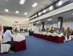 Sambut Bulan Ramadhan 1446 H/2025 M, Danlanal Bintan Bersama Forkopimda Tanjungpinang Selenggarakan Rapat Koordinasi Tibumtranmas