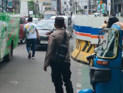 Patroli 1051 Pengaturan Arus Lalu Lintas Siang Hari Di Pasar Tanah Abang