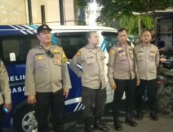 Kanit Reskrim Polsek Metro Menteng Pimpin Pemantauan Patroli Rayonisasi Di Wilayah Tanah Abang