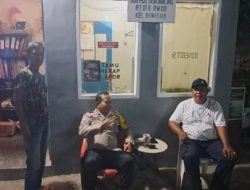 Jaga Kondusivitas Ramadhan, Polsek Cempaka Putih Lakukan Sambang ke Pos Kamling