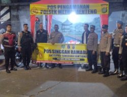 Patroli Polres Metro Jakarta Pusat Pemantauan Pos Singgah Ramadhan Kalipasir 1446 H Antisipasi Gangguan Kamtibmas