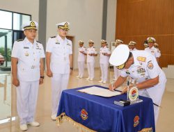 Danlanal Bintan Hadiri Acara Serah Terima Jabatan Komandan Lanal Ranai