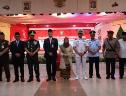 Danlanal Dumai Hadiri Pelantikan dan Penyumpahan Pejabat Sekda Provinsi Riau