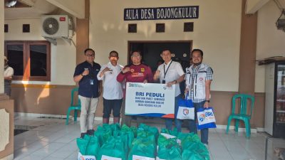 BRI Salurkan Bantuan Korban Banjir di Desa Bojong Kulur, Bekasi