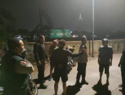 Kompak Polsektro Tanah Abang Bersama Pengurus RW, FKDM Dan Ketua RT Patroli Bersama Selama Ramadhan