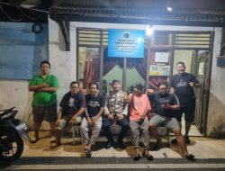 Bhabinkamtibmas Karet Tengsin Patroli Bersama Ketua RW 06, Para Ketua RT Dan Pokdarkamtibmas Jelang Sahur