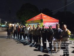Perwira Pengendali Polsek Metro Gambir Tinjau Pos Singgah Ramadhan Roxy