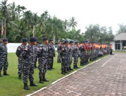 Kesiapsiagaan Maksimal, Lanal Tanjung Balai Asahan Gelar Apel Kontijensi