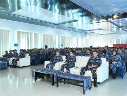 Prajurit dan ASN Lantamal I Ikuti Exit Briefing Pangkoarmada I