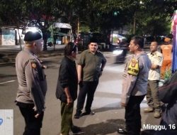 Polsek Metro Gambir Perkuat Pengamanan di Pos Pantau Musatek untuk Antisipasi Gangguan Kamtibmas