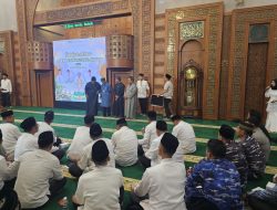 Danlanal Bintan Hadiri Tablig Akbar Peringatan Nuzulul Qur’an 1446 H/2025 M Tingkat Provinsi Kepri