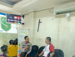 Himbauan Unit Samapta Polsek Sawah Besar Di Pusat Penukaran Uang