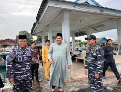Danlanal Bintan Dampingi Bupati Kunjungi Pulau Mantang