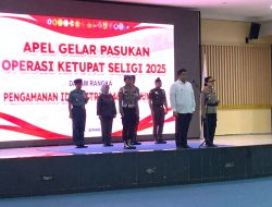 Danlanal Bintan Hadiri Apel Gelar Pasukan Jelang Hari Raya Idul Fitri 1446 H/2025 M