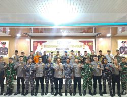 Lanal Simeulue Ikuti Gelar Apel Pasukan Operasi Ketupat Seulawah 2025 dan Buka Puasa Bersama