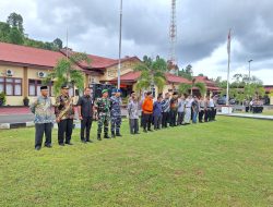 Lanal Simeulue Ikuti Gelar Apel Pasukan Operasi Ketupat Seulawah 2025 dan Buka Puasa Bersama