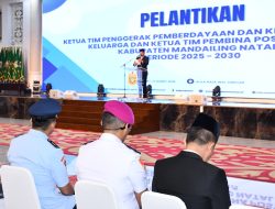 Aspotmar Danlantamal I Hadiri Pelantikan Bupati dan Wakil Bupati Mandailing Natal Periode 2025-2030