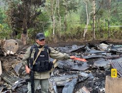 Polri Lakukan Olah TKP Penyerangan Terhadap Guru dan Tenaga Kesehatan di Yahukimo oleh KKB
