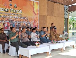 Lanal Simeulue Bersama Kodim 0115/SML Gelar Bazar TNI Dalam Rangka Hari Raya Idul Fitri 1446H/2025M