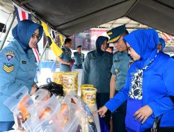 Jelang Hari Raya Idul Fitri 1446H/2025M, Lanal Bandung Gelar Bazar Murah TNI