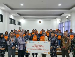 Jelang Hari Raya Idul Fitri 1446H/2025M, Satlinlamil 3 Bersinergi Dengan Bank Negara Indonesia Serahkan Paket Lebaran
