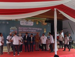 Pengamanan Polsek Sawah Besar Dalam Mudik Gratis Dari Kementerian Agama RI, Lepas 17 Bus