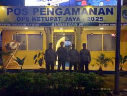 Patroli Rayonisasi Sektro Menteng Kontrol Pos Pam Ketupat Jaya 2025 Bundaran HI Antisipasi Gangguan Kamtibmas