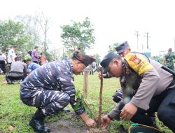 Sinergitas Dengan Semua Unsur, Lanal Dumai Siap Dukung Penghijauan Lahan Kritis dan Tanggulangi Bencana Karhutla