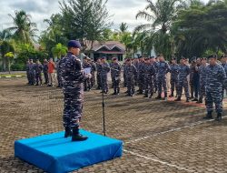 Danlanal Bengkulu Pimpin Apel Khusus Jelang Libur Hari Raya Idul Fitri 1446 Hijriyah
