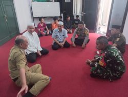 Bhabinkamtibmas Kebon Kacang Bersama Tiga Pilar Silahturahmi DKM Masjid Jami Al Makmur