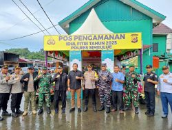 Danlanal Simeulue Laksanakan Pemantauan Arus Mudik dan Posko Pengamanan Idul Fitri 2025 di Kabupaten Simeulue