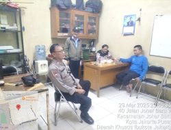 Bhabinkamtibmas Johar Baru Gelar Sambang Pos RW, Perkuat Keamanan Menyambut Hari Raya Idul Fitri