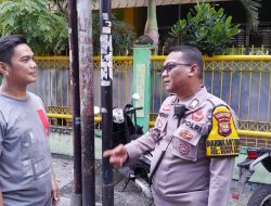 Patroli Polsek Kemayoran, Amankan Rumah Kosong Saat Warga Mudik Lebaran