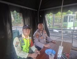 Polsek Metro Gambir Perketat Pengamanan Arus Balik Lebaran di Stasiun Gambir