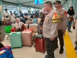 Cegah Kejahatan di Stasiun Pasar Senen, Polisi Gencarkan Patroli dan Himbauan