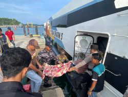 Pangkalan TNI AL Dabo Singkep Berikan Pelayanan Pada Puncak Arus Balik Lebaran di Kabupaten Lingga