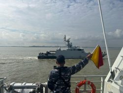 Tingkatkan Profesionalisme Prajurit, Unsur Lantamal I KRI Torani-860 dan KRI Clurit-641 Gelar Latihan Bersama di Area Operasi