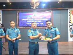 Komandan Lantamal I Pimpin Acara Laporan Korps Kenaikan Pangkat Perwira Lantamal I Periode 1 April 2025